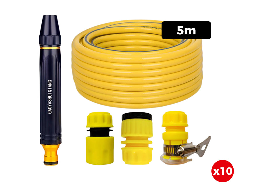 ⏰LAST DAY BUY 2 GET 1 FREE!!🔥Home high-pressure car wash water gun with booster nozzle and hose, a must-have for watering plants and vegetables, and car washing.👍💦