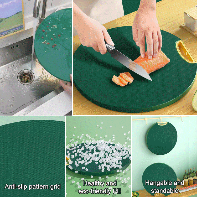 🔥New Upgrade🔥Antibacterial Stand-able Double-sided Chopping Board