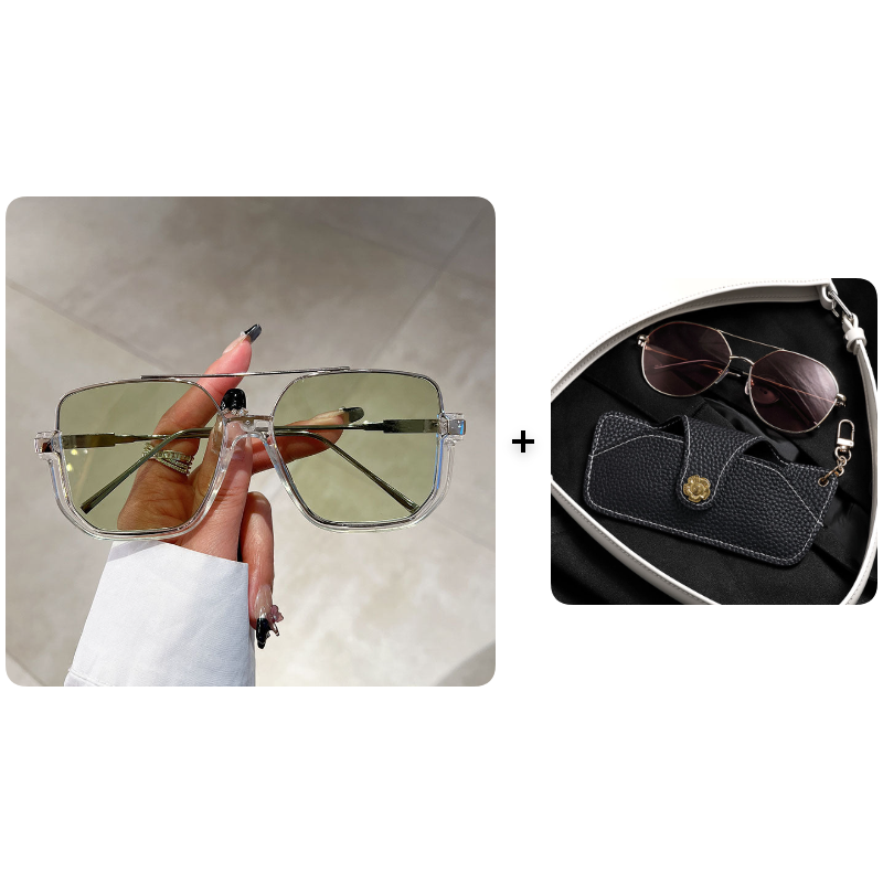 Fashionable Lightweight Tinted Lens Sunglasses