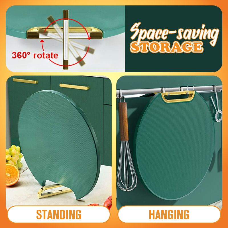 🔥New Upgrade🔥Antibacterial Stand-able Double-sided Chopping Board