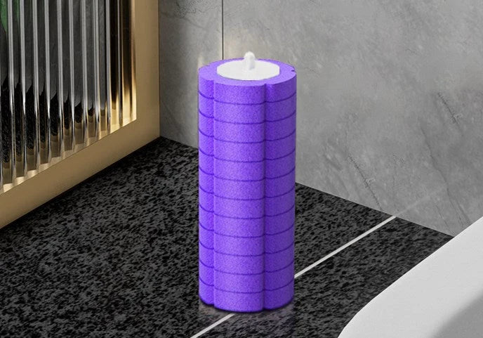Disposable Toilet Brush Set with 18 Refills✨ Pre-filled cleaning liquid, hygienic one-time use, keep bathroom clean easily.