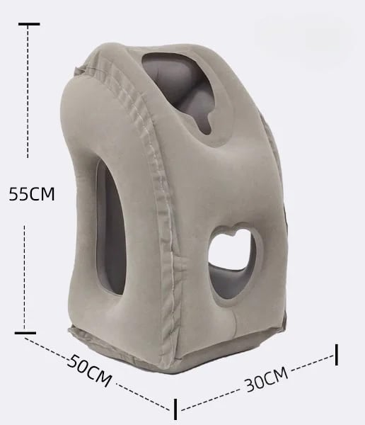 🔥Last day 50% off 🔥leosporr Inflatable Travel Pillow——45° Ergonomic Inflatable Travel Pillow | Neck & Arm Support for Airplane Sleep, Office Naps & Long Trips