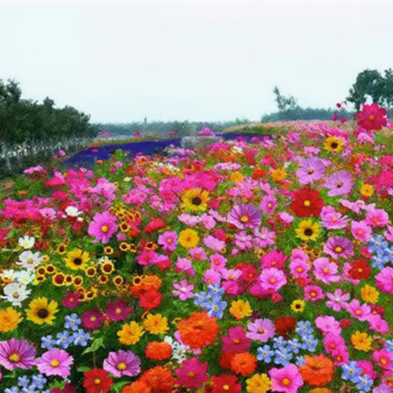 🌺 Kleurrijke wilde bloemen zaadmix voor alle seizoenen