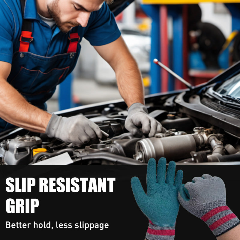 Durable Slip-Resistant Reusable Gloves