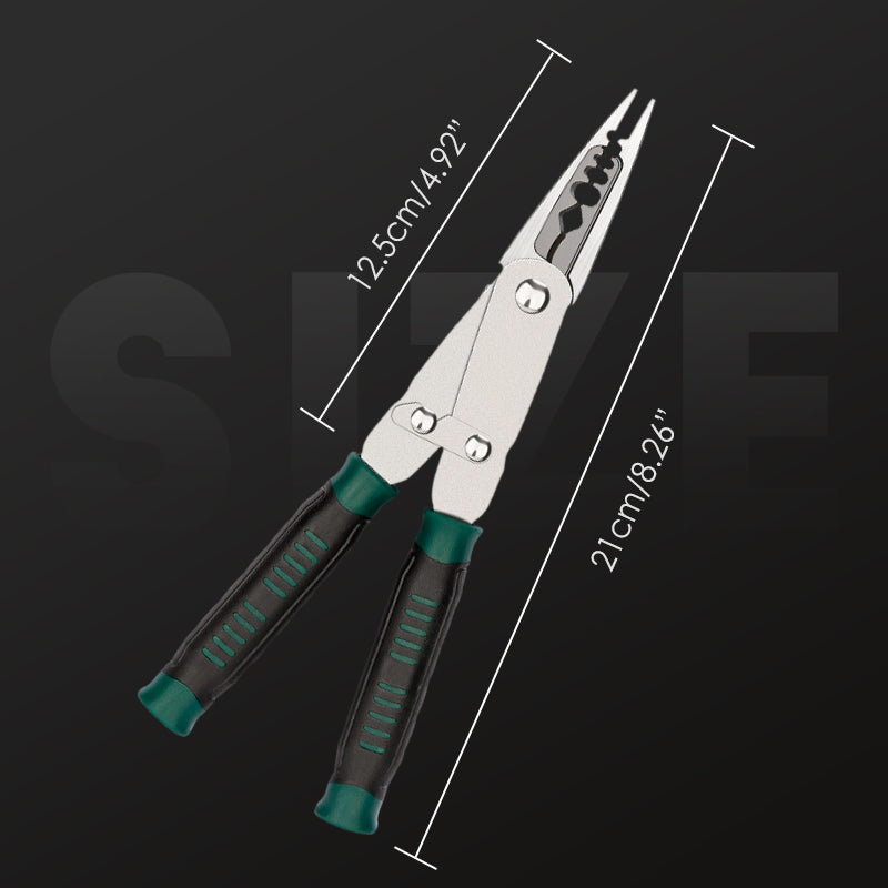 2-in-1 Dual Jaw Adjustable Wire Pliers