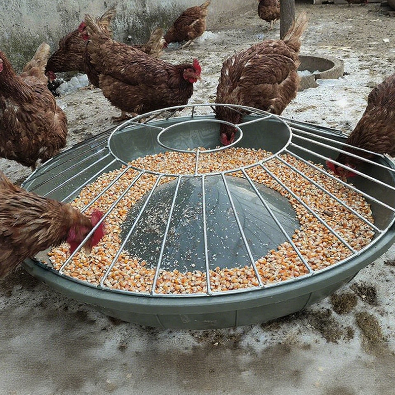 Large-Capacity Round Poultry Feed Trough