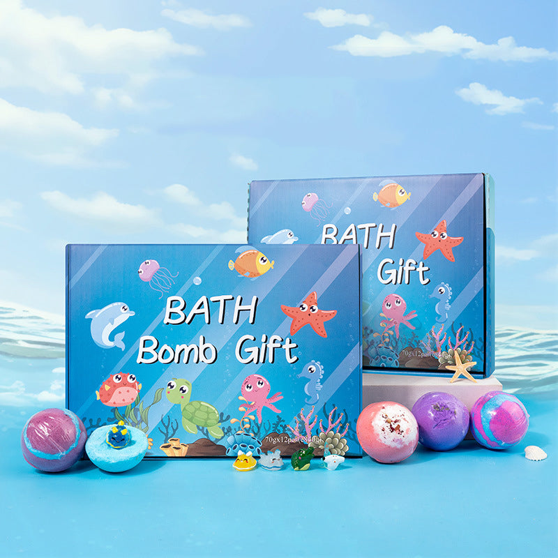 12-Piece Bath Bomb Gift Set for Kids