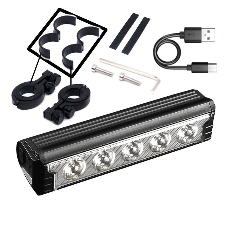⚡High-Lumen USB Rechargeable Bicycle Light 🚴♂️ Ride with Confidence