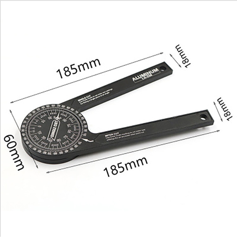 7-Inch Miter Saw Protractor✨ Aluminum & plastic available, precise angle measuring for woodworking cutting.
