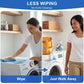 Laundry Detergent Dispenser Cup Holder with Upgraded Nozzle, Drip Tray & Easy Switch, No Mess Liquid Organizer for Laundry Room
