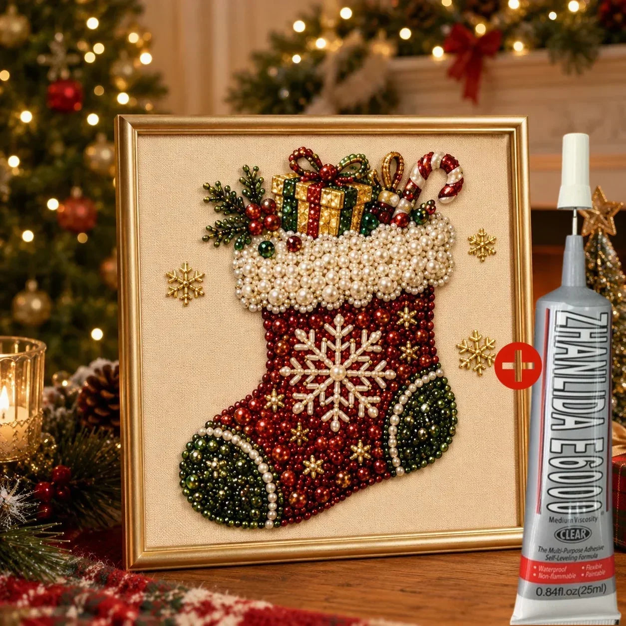 🔥LIMITED TIME 49% OFF🔥DIY Christmas Pearl Art Kit Beginner Friendly Craft