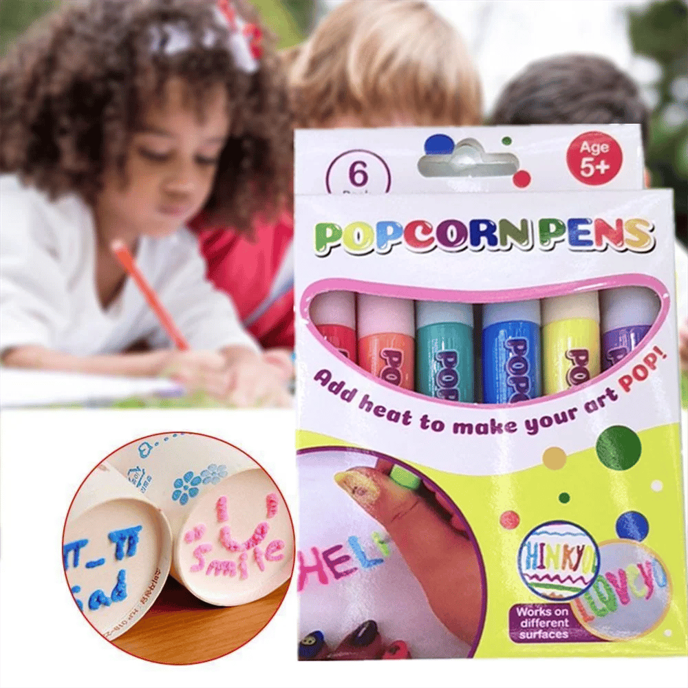 🎁🔮Magic Pen – Draw 3D with one stroke!🎄 DIY Bubble Popcorn Drawing Pens& Buy 3 Pay 2 🔥
