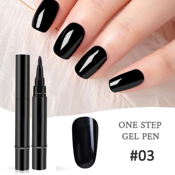 💅🌸Limited Time Buy 1 Get 1 Free ! ✨One Step Nail Gel Pen🎨Free handheld mini UV nail lamp💡