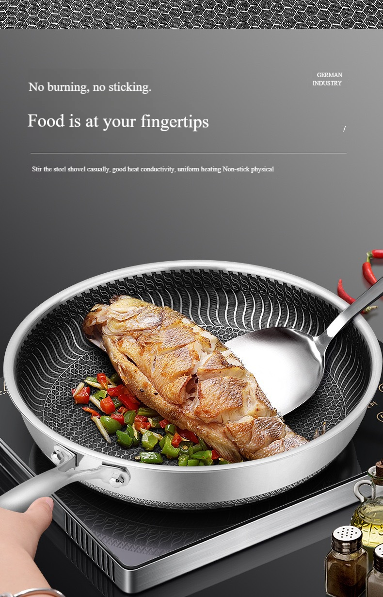 🔥Big Sale - 55% off!!! 🍳Premium non-stick pan with lid