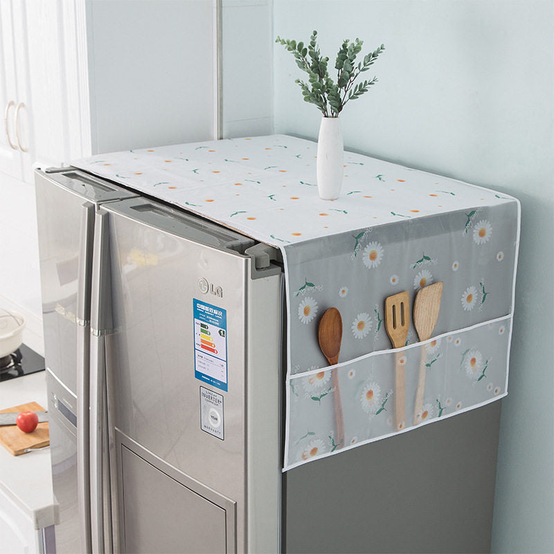 🛡️Refrigerator Top Dust Cover – Dust-proof, Wipe-clean & Universal fit