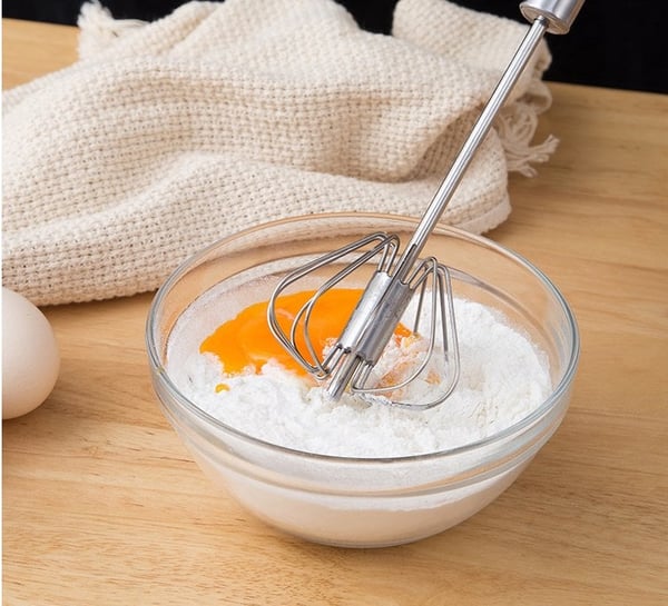 🌟🌟(HOT SALE ) Stainless Steel Semi-Automatic Whisk