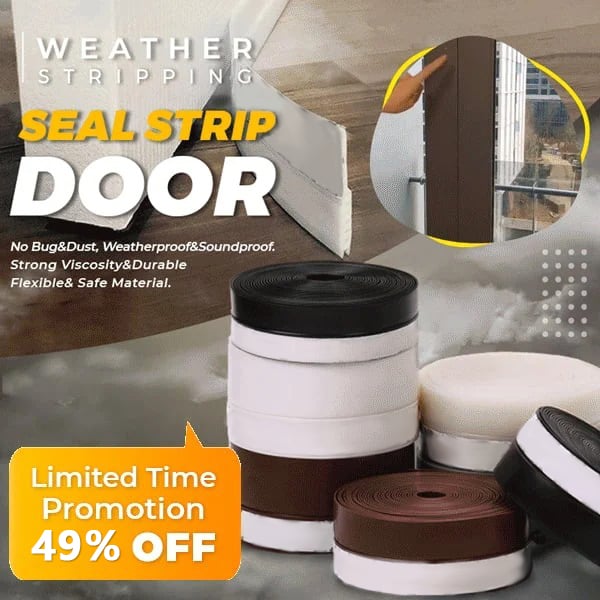 🚪🔥 BUY MORE, SAVE MORE! 5m Door Seal Strip – Keep Out Dust, Insects & Noise – Self-Adhesive, Flexible & Universal Fit ✨