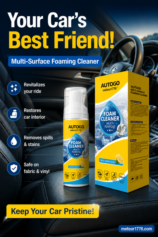 🥳2026 HOT SALE💞50K+ SOLD!🚗Powerful & Multipurpose Car Interior Foam Cleaner
