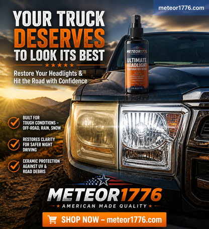 Professional Headlight Restoration Spray Kit