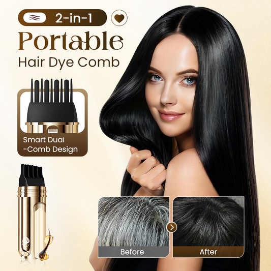 🔥Flash Sale💖2-in-1 Convenient Hair Dye Comb For Gray Hair