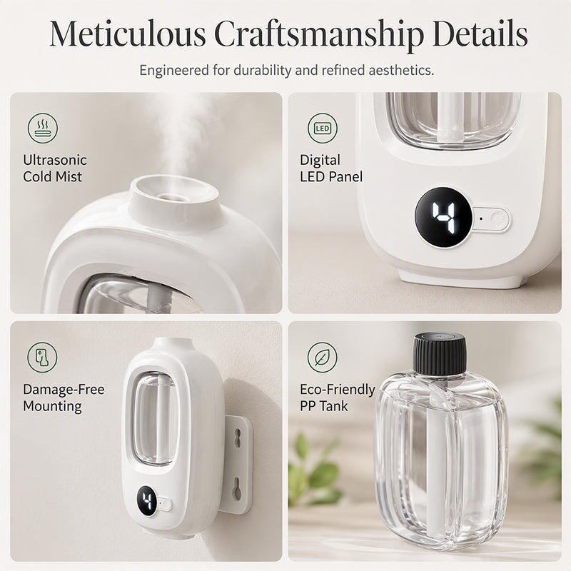 Freshen Any Room Instantly! No-Cord Timed Aroma Diffuser