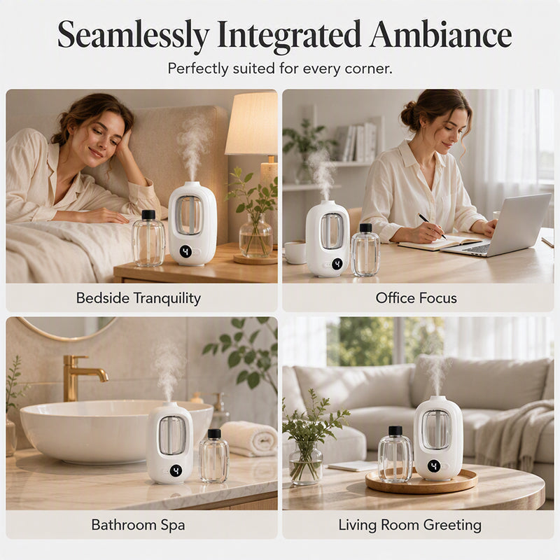 Freshen Any Room Instantly! No-Cord Timed Aroma Diffuser