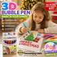 🎁🔮Magic Pen – Draw 3D with one stroke!🎄 DIY Bubble Popcorn Drawing Pens& Buy 3 Pay 2 🔥