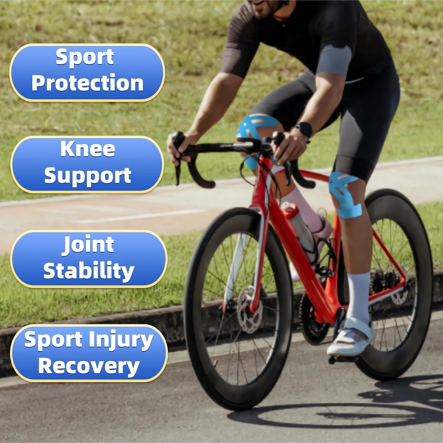 🔥🌹Mother's Day Promotion 🎁50% OFF-Precut Kinesiology Tape For Knees