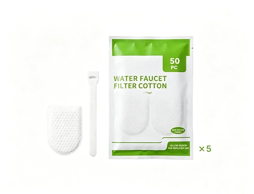 ⏰50%OFF⚡50K+ SOLD!💥Anti-Splash Kitchen Faucet Cotton Filter for Sediment & Rust Removal