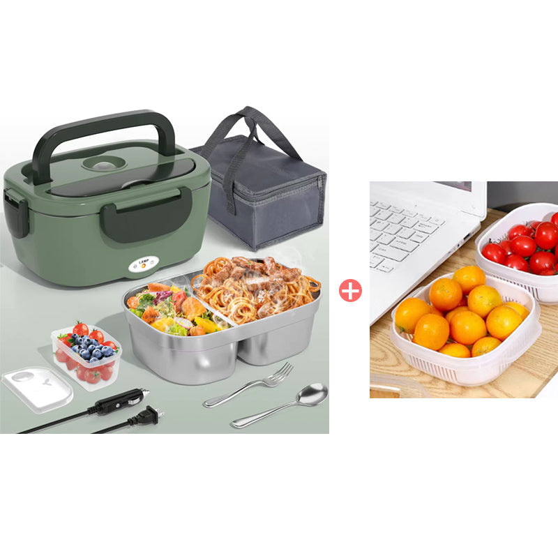 🔥 50% off today! 🍱Portable Food Warmer✨ Compact long-lasting heat, dual use for car & home to keep meals warm.