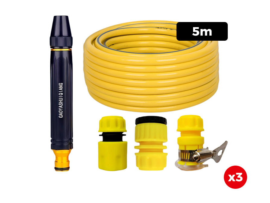 ⏰LAST DAY BUY 2 GET 1 FREE!!🔥Home high-pressure car wash water gun with booster nozzle and hose, a must-have for watering plants and vegetables, and car washing.👍💦