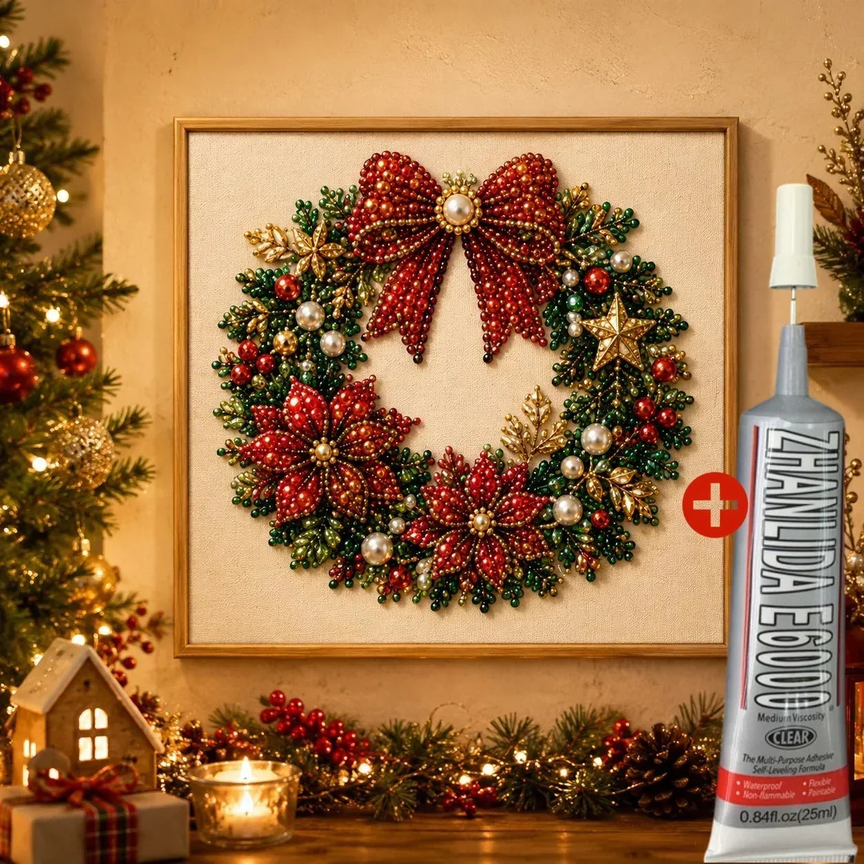 🔥LIMITED TIME 49% OFF🔥DIY Christmas Pearl Art Kit Beginner Friendly Craft