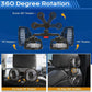 🌀✨Adjustable Car Backseat Fan, Dual-Head Electric Fan, Strong Wind USB Car Fan with 360-Degree Rotation and Large Air Volume for Rear Seats