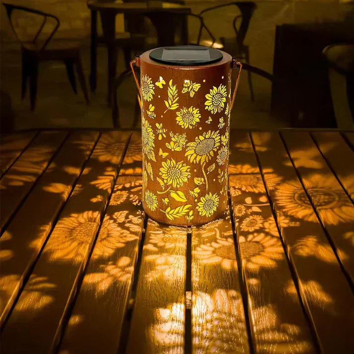 🔥HOT SALE 50%OFF🌻✨ Colorful Sunflower Glow Solar Lantern — Fade-Resistant🎨Auto-On at Dusk, Waterproof for Patio & Garden Charm ✨