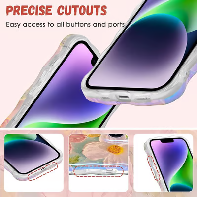 🌸Colorful Retro Oil Painting Print Phone Case