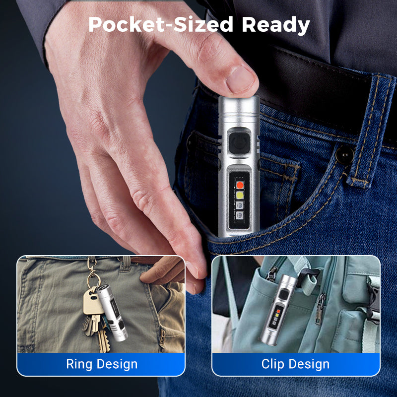 💥Multi-Functional Aluminum Alloy Mini Flashlight – meteor1776