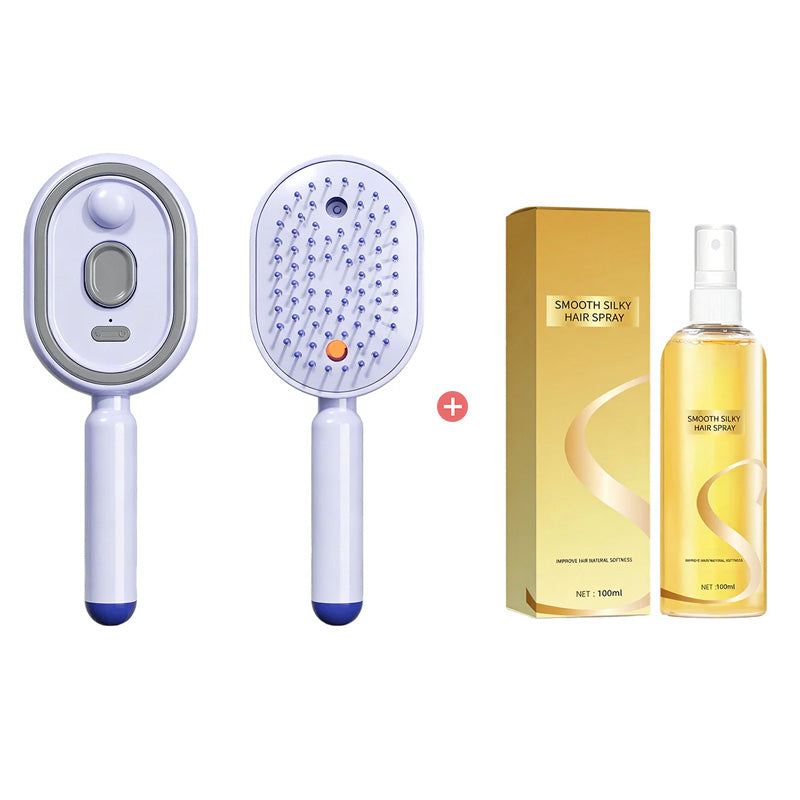 📢📢50% OFF!! ⏰✨Electric hairbrush with spray and massage🔥