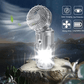 💎 -50% ON 6-IN-1 SOLAR CAMPING FAN & LIGHT! 💎 Retractable LED, Emergency Power & Waterproof🏕️☀️