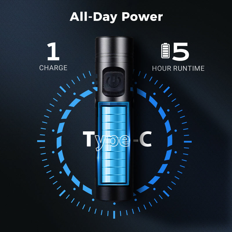 💥Multi-Functional Aluminum Alloy Mini Flashlight