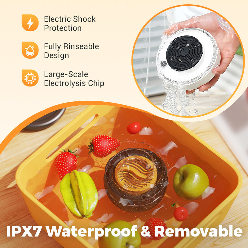 Waterproof Portable Food Cleaner & Purifier
