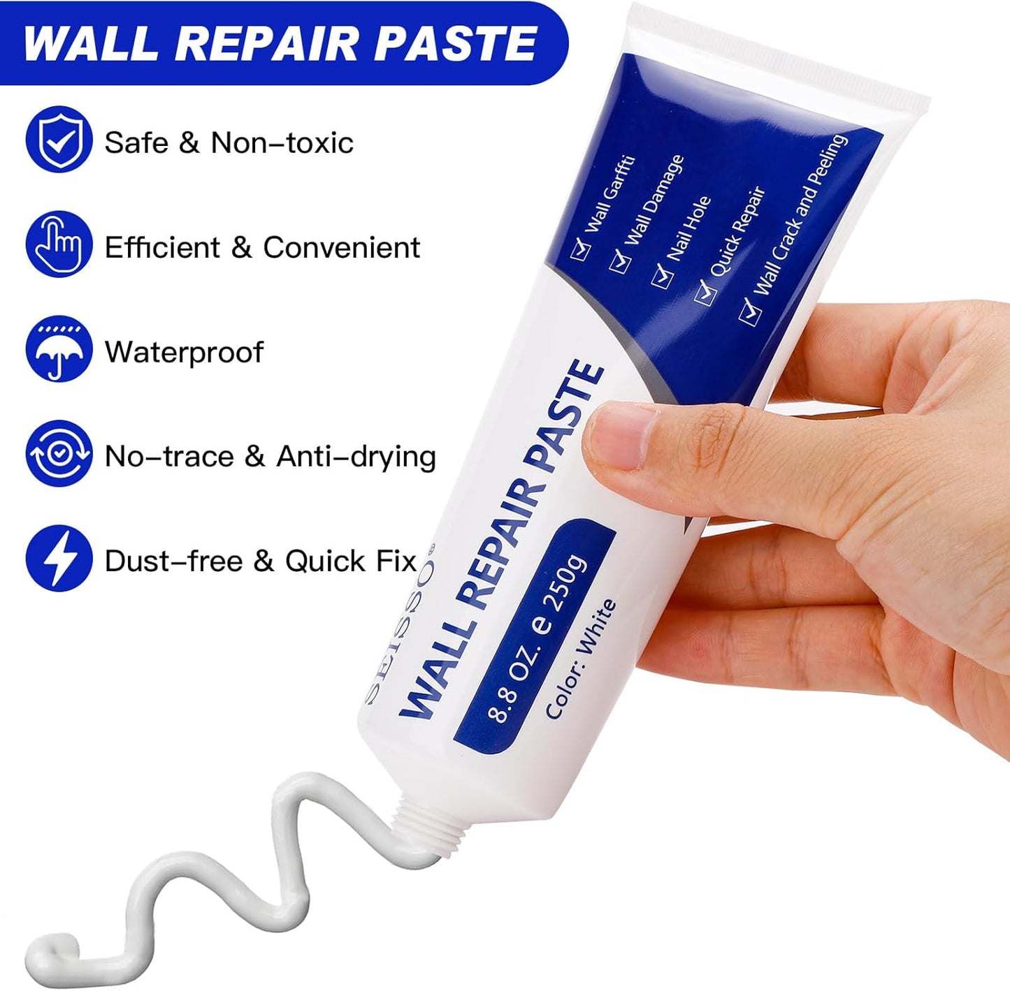 🔥🔥Buy 3🔥Save $24.98 🏠Wall Repair Paste for Cracks and Holes