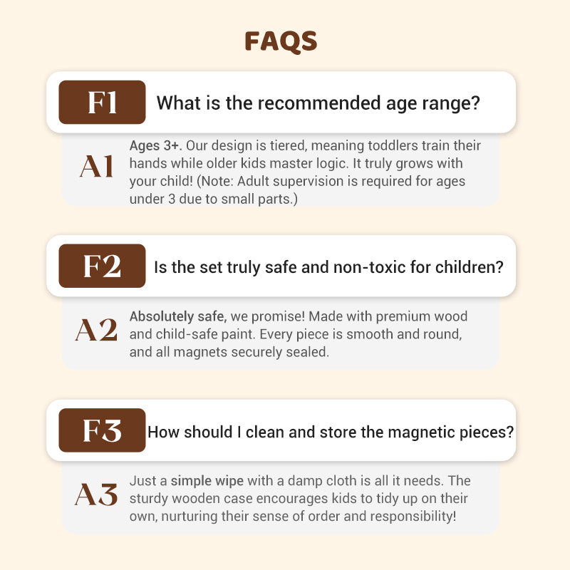 🎁🎄Christmas Sale 50% OFF!🔥Wooden Magnetic Pattern Block Puzzle Set