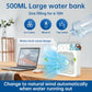 ❄️Portable Ice Misting Fan – Triple Nozzle & RGB Mood Lighting