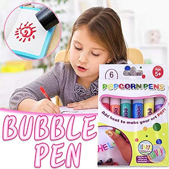 🎁🔮Magic Pen – Draw 3D with one stroke!🎄 DIY Bubble Popcorn Drawing Pens& Buy 3 Pay 2 🔥