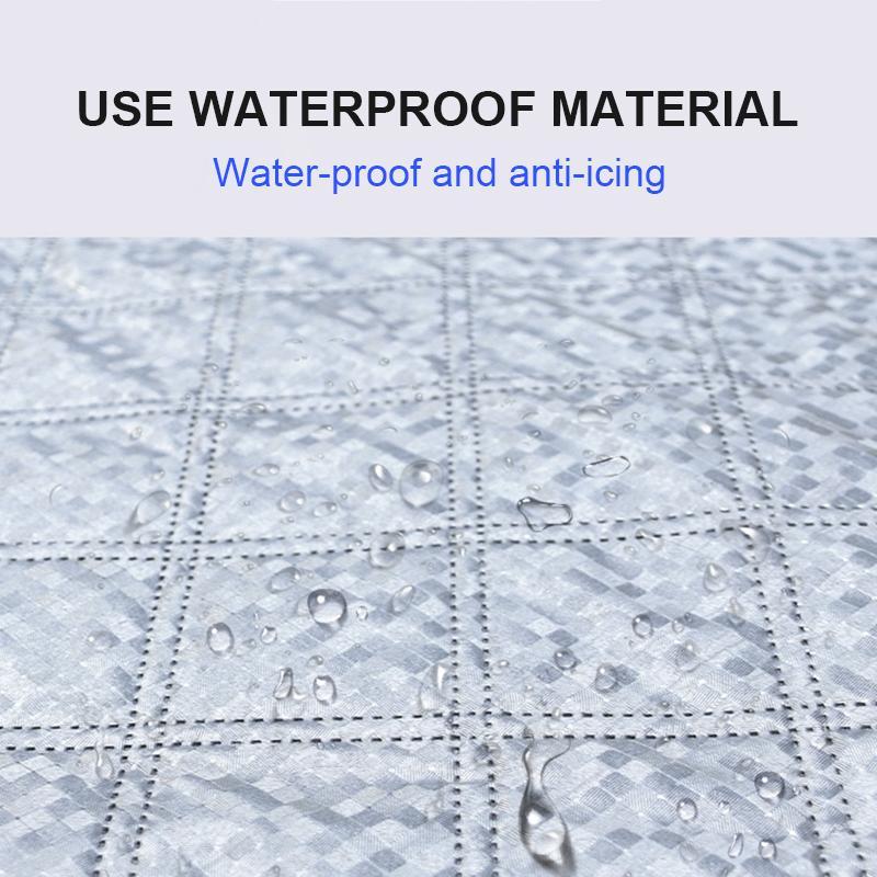 4-Layer Magnetic Windshield Car Cover - Thermal Insulation & Frost Protection with Easy Installation ❄️🔗