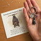 🎅Christmas Gift Idea 🎁🦇Emotional Support Bat Inspirational Keychain