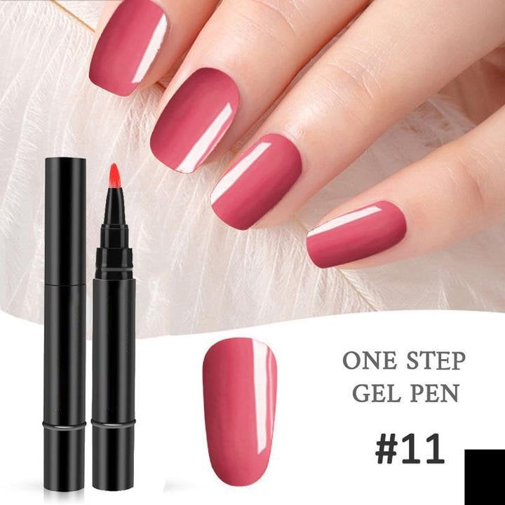 💅🌸Limited Time Buy 1 Get 1 Free ! ✨One Step Nail Gel Pen🎨Free handheld mini UV nail lamp💡