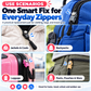 🔧50% OFF NOW! Instant Zipper Repair Clip – No Sew Zipper Slider Replacement, Tool-Free Quick Fix Zipper Pull Tab for Jackets, Backpacks, Luggage & Bags