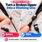 🔧50% OFF NOW! Instant Zipper Repair Clip – No Sew Zipper Slider Replacement, Tool-Free Quick Fix Zipper Pull Tab for Jackets, Backpacks, Luggage & Bags