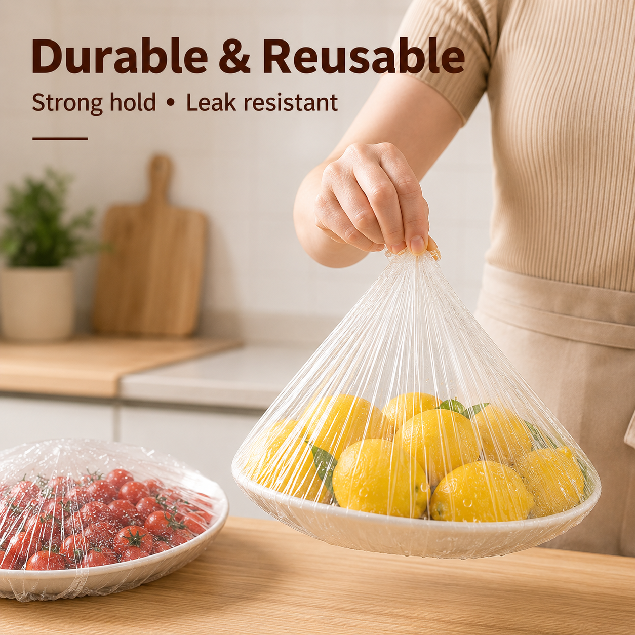 🔥Disposable Stretch Food Covers for Bowls & Plates 2